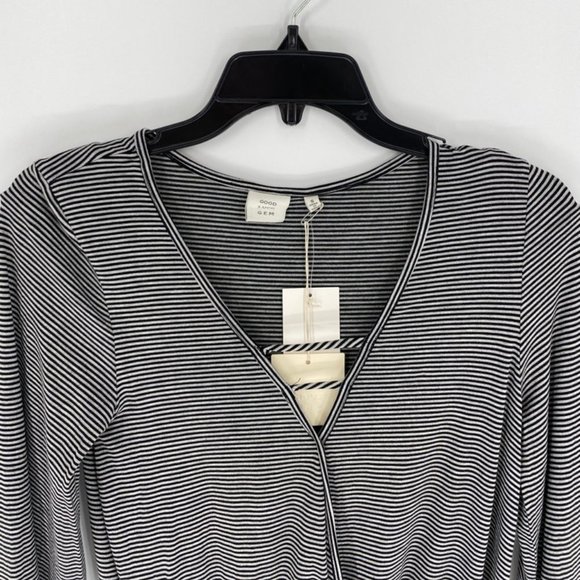 Good Luck Gem Women's Striped Shirt - Picture 2 of 5